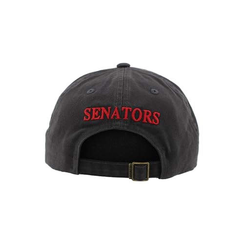 ZHATS Standard NHL Officially Licensed Adjustable Hat Scholarship Icon Charcoal