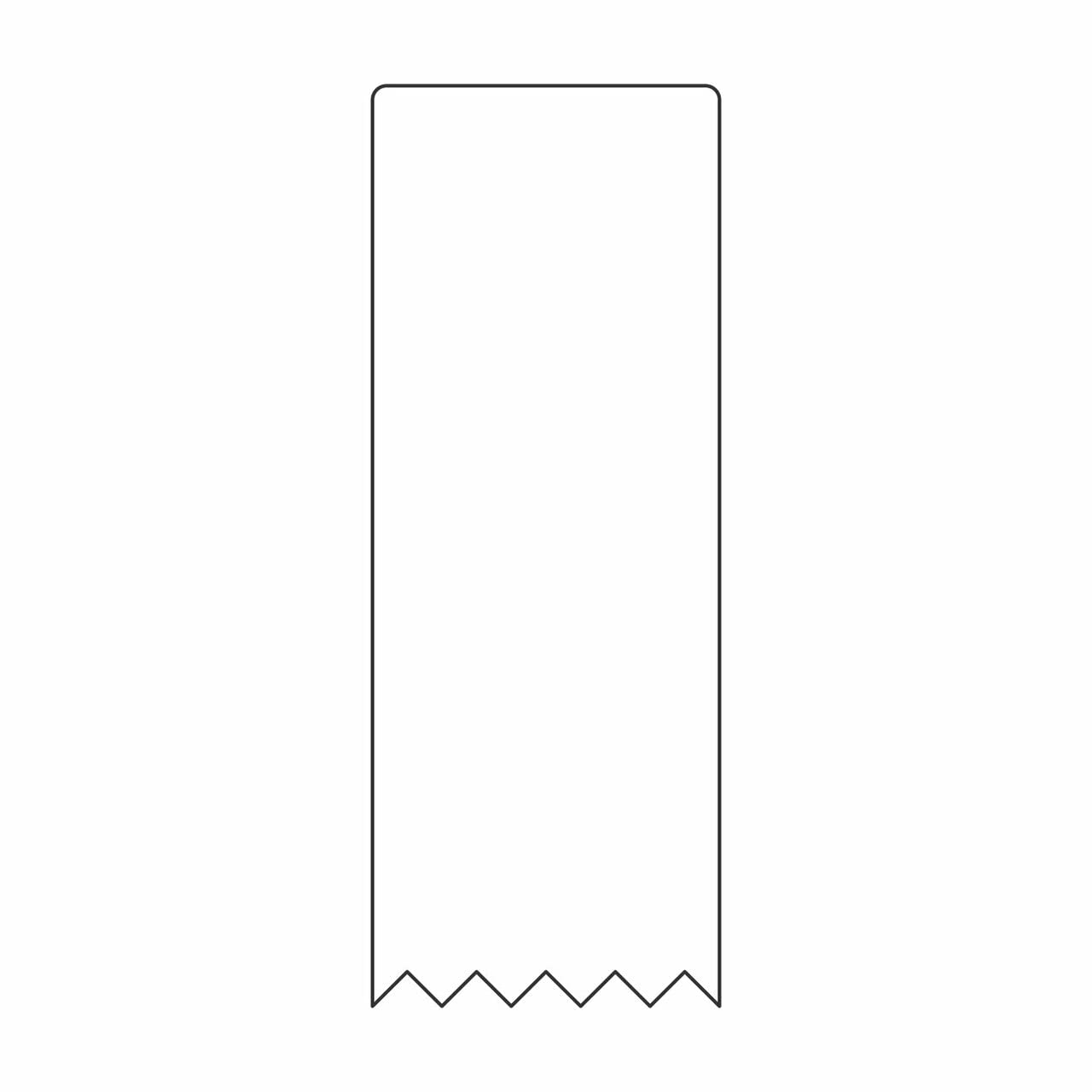 60mm x Continuous Strip (100ft) Labels for CAS Scales (8052) | 40mm Core | 12 Rolls | 1,200ft