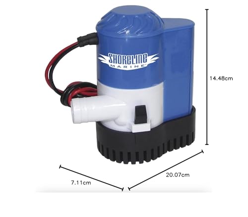 Shoreline Marine 800 GPH Bilge Pump with Auto Switch