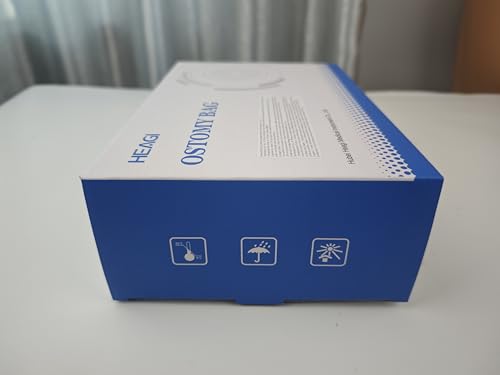 30 PCS Urostomy Bag, One-Piece Drainable Urostomy Supplies with Measure Card for Colostomy Ileostomy Stoma Care, Cut-to-Fit, 45 mm Max