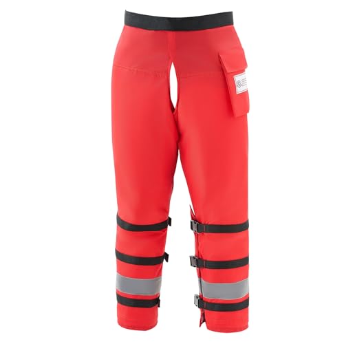 VEVOR Apron Style Chainsaw Chaps, Class D, 8 Layers Chainsaw Pants with Adjustable Belt & Gear Pocket, Chain Saw Chaps for Men/Women, Chainsaw Safety Equipment for Loggers Forest Workers, Medium