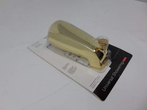Delta U1075-PB-PK Diverter Tub Spout, Polished Brass, 0.5