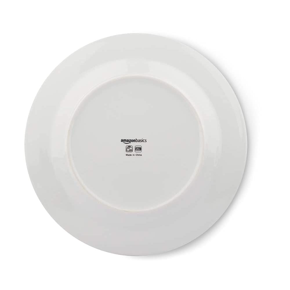 Amazon Basics 18-Piece Dinnerware Set, Dishes, Bowls, Service for 6, Branches