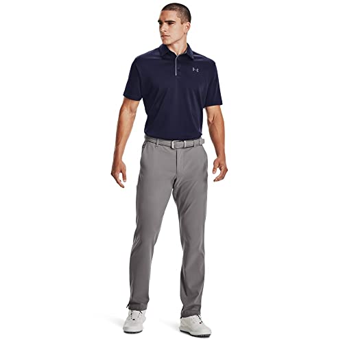 Under Armour Men's Tech Golf Polo , Midnight Navy (410)/Graphite , Large Tall