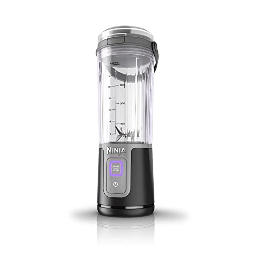 Ninja Blast Portable Blender, Cordless 16oz Personal Blender for Shakes & Smoothies, Up to 15 Blends per Charge, BPA Free, Leakproof Lid, USB‑C Rechargeable, Dishwasher Safe, Black, BC100BKC