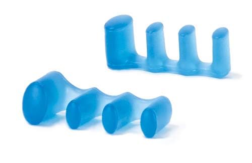 Joy-a-Toes Toe Spreaders, Toe Stretcher & Toe Spacers. ToePal For Yoga. Instant Relief for Toes, Bunion Relief, Hammer Toes , 1 pair - Small Blue