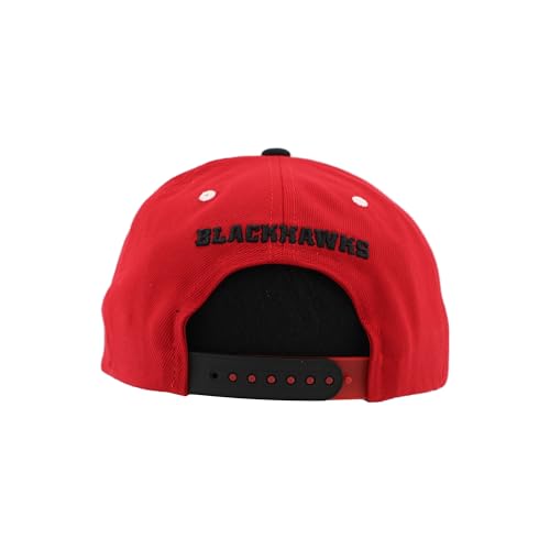 ZHATS Standard NHL Officially Licensed Adjustable Snapback Hat Flat Bill Z11 Icon Two Color