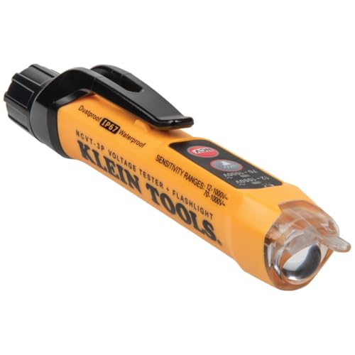 Klein Tools RT250KIT Non-Contact Voltage Tester and GFCI Receptacle Tester with LCD and Flashlight, Voltage Electrical Test Kit