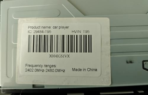 Alondy Single Din Car Stereo Touchscreen (7" Adjustable) Compatible with Apple CarPlay [Wireless] Android Auto Car Radio Bluetooth Type-C USB (3A Fast Charge) Backup Camera