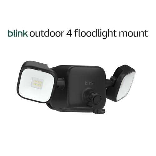 Blink Outdoor 4 Floodlight Mount – Wire-free, 700 lumens, two-year battery life, set up in minutes