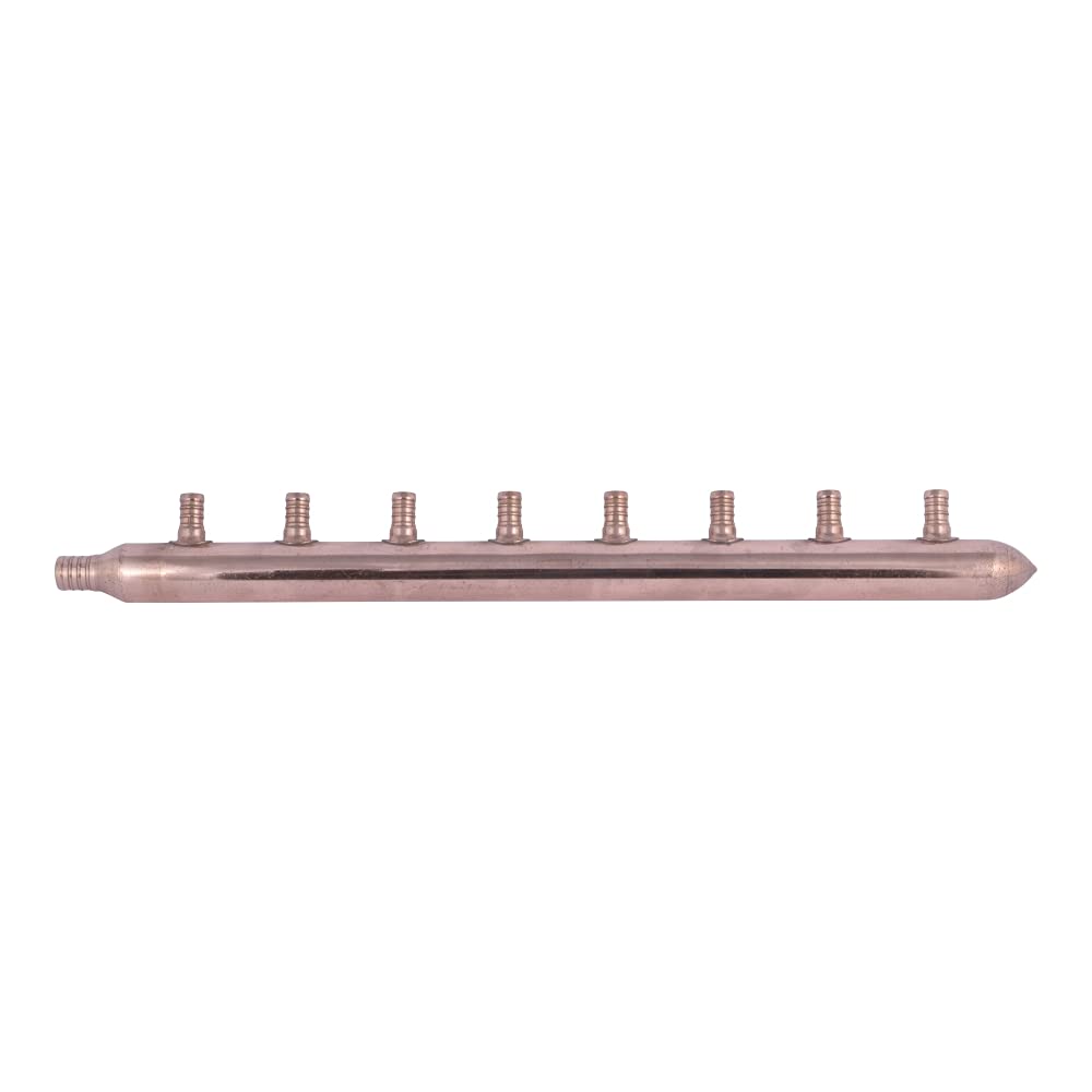SharkBite 535522 Copper PEX Manifold Crimp Multi Tee, 8 Port Closed