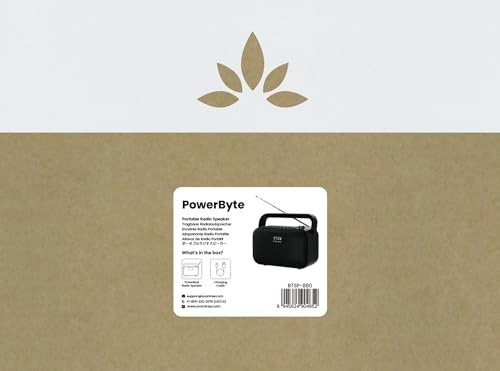 Avantree PowerByte - Portable Powerful 30W Stereo Bluetooth Speakers with Digital FM Radio & SD Card Player, 20hr Rechargeable Playtime, and Extended Range, Wireless & Wired Speaker & U Disk Player