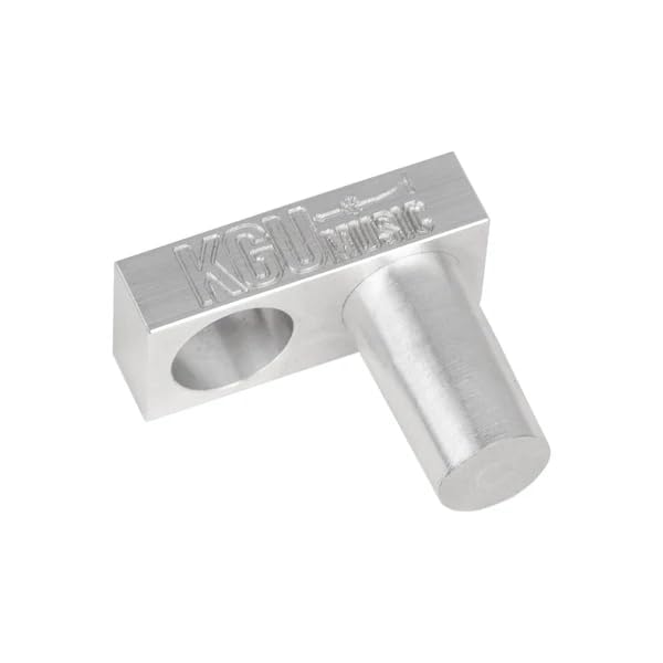 KGUBrass Trombone Trainer - Lip Buzzing Tool for Trombone Practice, Warm-ups & Exercises - Aluminium Embouchure Training Device - Silver