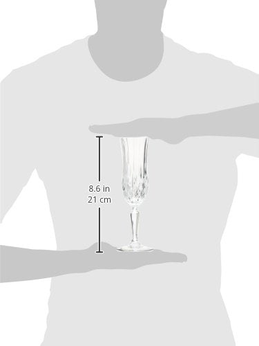 Lorren Home Trends RCR Opera Crystal Champagne Glass, Set of 6