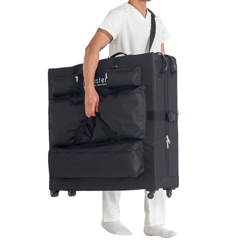 Master Massage Universal Wheeled Massage Table Carry Case, Bag for Massage Table-Black, 1 Count, 1 count (MHP #78790)