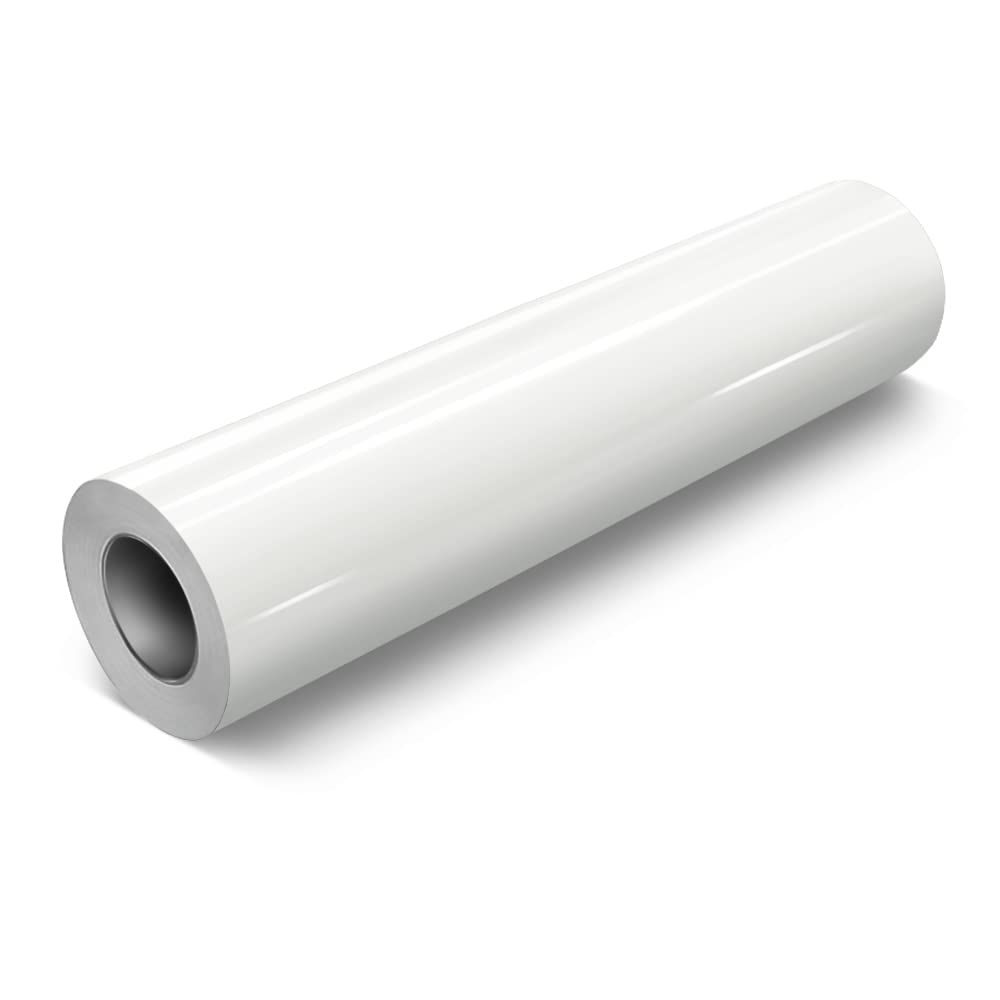 VViViD White Gloss DECO65 Permanent Adhesive Craft Vinyl for Cricut, Silhouette & Cameo (150ft x 11.8 Inch Master Roll)