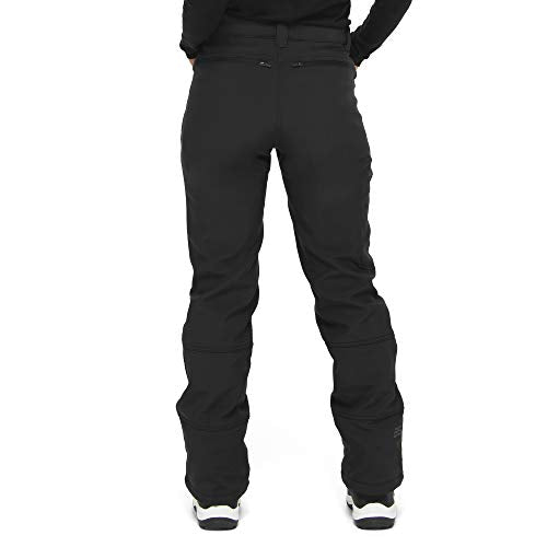 Arctix Women's Sarah Fleece-Lined Softshell Pants, Black, Medium (8-10) Regular