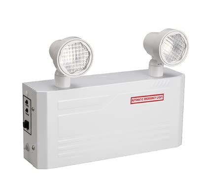 TANLUX Emergency Lights with Remote Capabilities, Battery Pack, CSA Listed, AC 120-347V Input, Commercial Battery Unit Emergency Lights with 2 by 2 watts Head