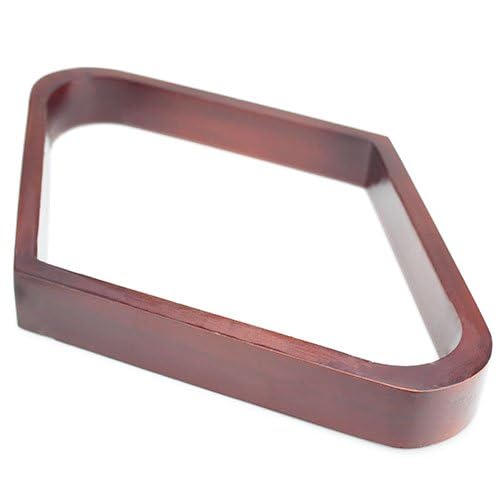 Felson Billiard Supply FELS-003.004 Mahogany Triangle and Diamond Billiard Ball Racks