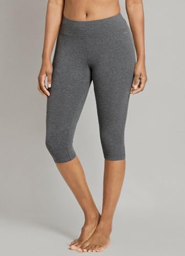 Jockey Women's Activewear Cotton Stretch Judo Legging, Charcoal Grey Heather, L