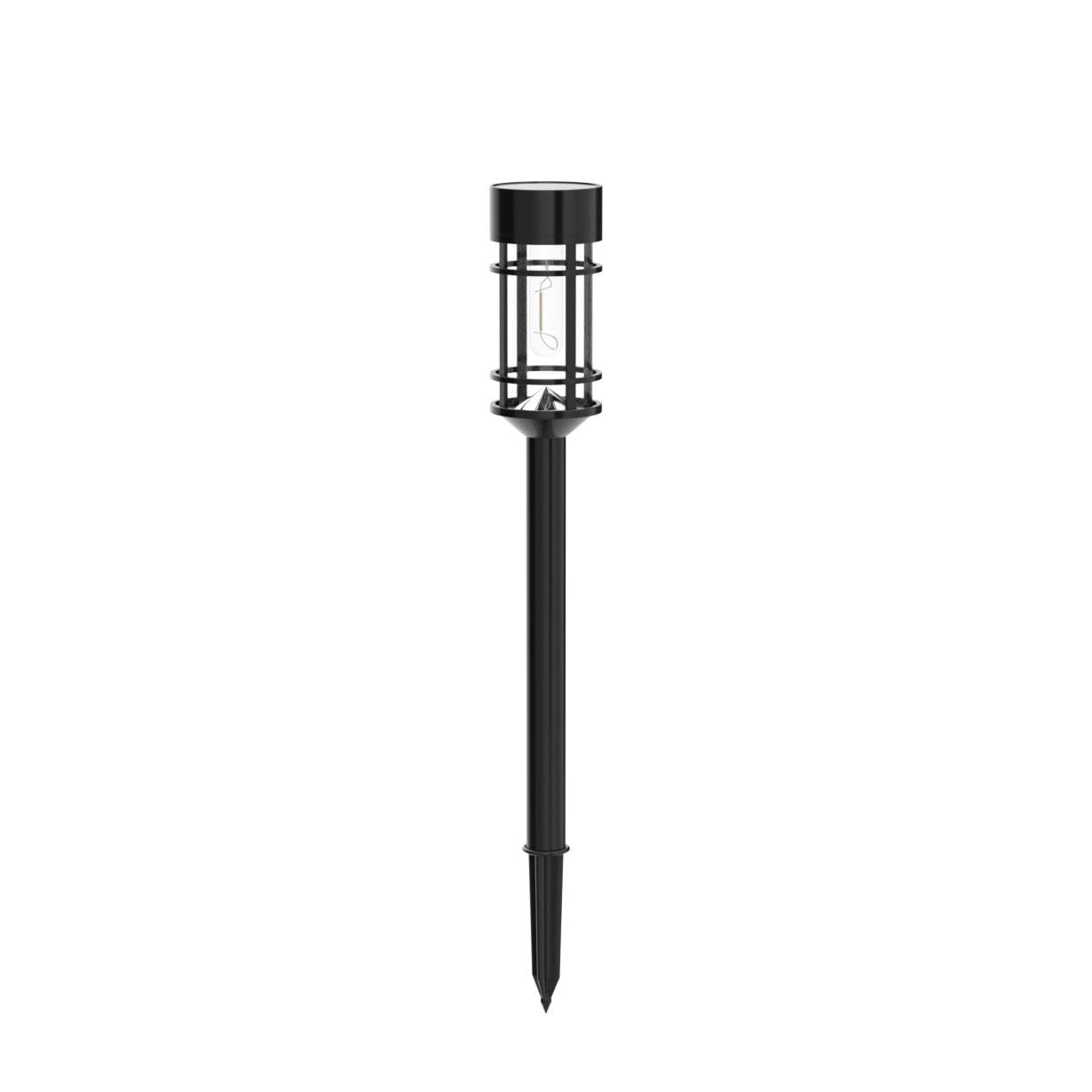 ILANCK Solar Pathway Lights 8 Pack, Bright Solar Lights Outdoor Waterproof IP65, LED Solar Garden Lights Metal Landscape Lighting for Yard, Path, Driveway