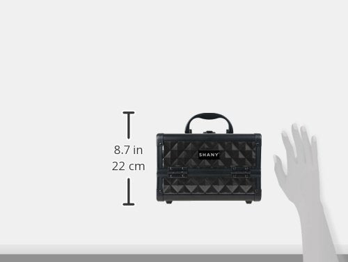SHANY Mini Makeup Train Case with Mirror - Twilit