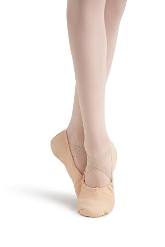 Capezio Canvas Juliet Ballet Shoe, Light Ballet Pink, 8.5 W