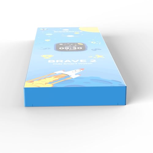 BIGGERFIVE Smart Watch for Kids, 1.8" Fitness Tracker Watch Pedometer, Heart Rate, Sleep Monitor, IP68 Waterproof, Calorie Step Counter, Puzzle Games with/Without APP for Girls Boys Teens 5-16, Black