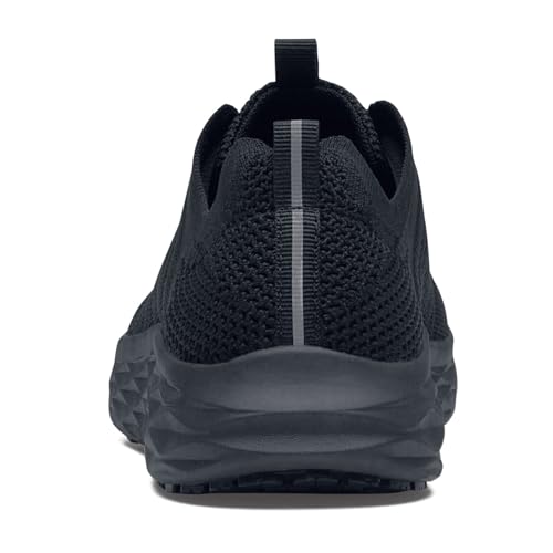 Shoes for Crews Everlight, Men's, Breathable, Lightweight, Lace-Up, Slip Resistant, Water Resistant Work Shoes, Black, 11.5 Wide