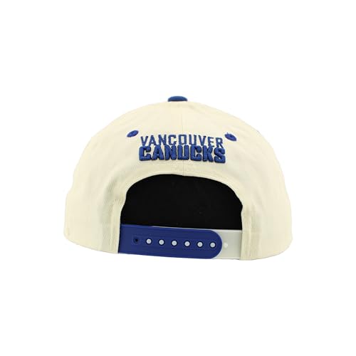 ZHATS Standard NHL Officially Licensed Adjustable Snapback Hat Marquee Ivory