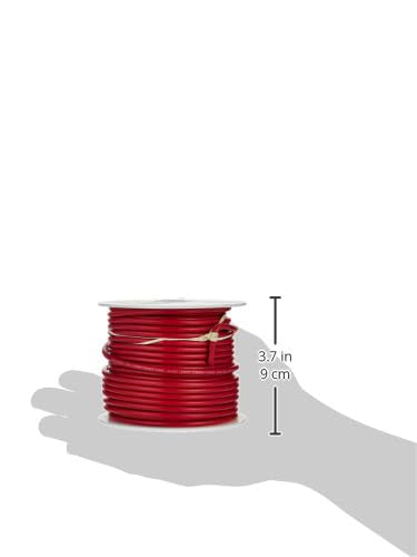 Ancor Marine Grade Primary Wire and Battery Cable (Red, 100 Feet, 14 AWG) (104810)