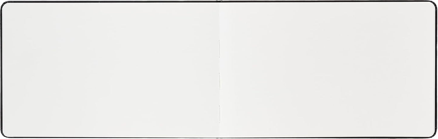 Moleskine Art Watercolor Album, Hard Cover, Large (5" x 8.25") Plain/Blank, Black, 72 Pages