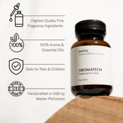 AromaTech White Tea & Bamboo Premium Aroma Oil – Delicate & Earthy Home Fragrance with Notes of White Tea, Bamboo & Jasmine for Scent Diffusers, Cold-Air and UltraSonic Scent Machines – 120 mL