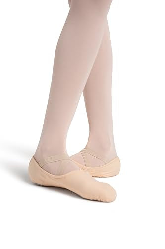 Capezio Canvas Juliet Ballet Shoe, Light Ballet Pink, 8.5 W