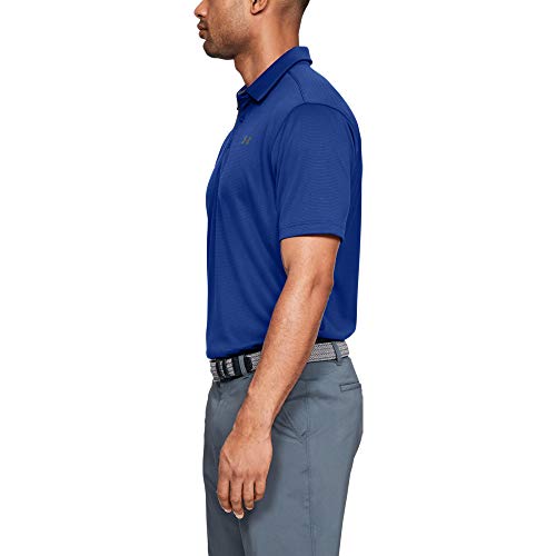 Under Armour Men's Tech Golf Polo , Royal (400)/Graphite, 3X-Large Tall