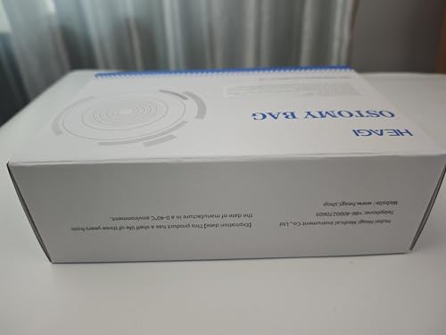 30 PCS Urostomy Bag, One-Piece Drainable Urostomy Supplies with Measure Card for Colostomy Ileostomy Stoma Care, Cut-to-Fit, 45 mm Max