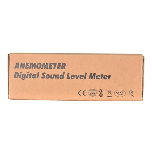 AIOMEST HVAC Air Flow CFM Meter, Anemometer Measure Airflow Wind Speed Velocity Temperature, Professional Air Vent Ductwork Velometer Gauge with Data Logging, AI-856A