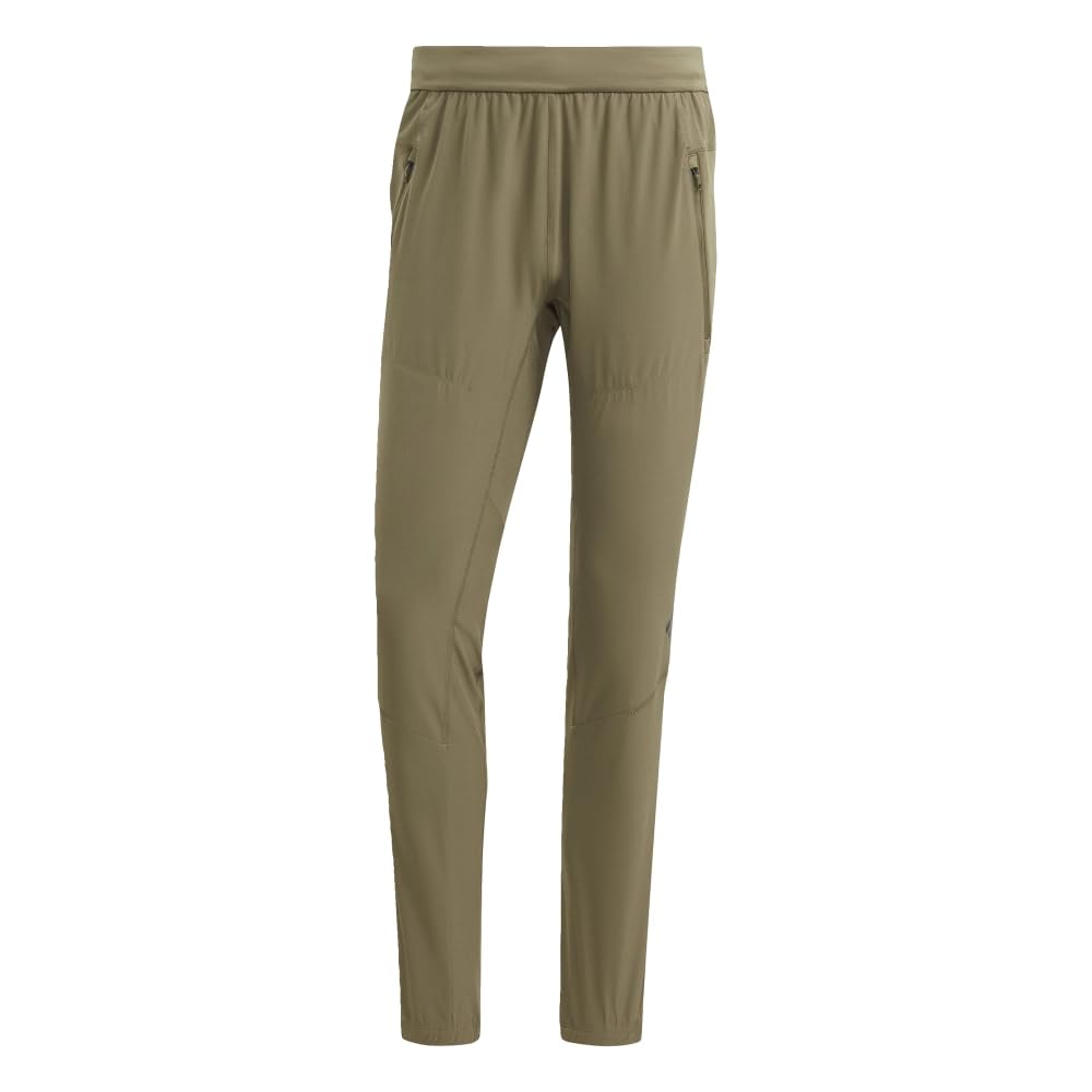adidas Men's Designed for Training Joggers, Olive Strata, Small