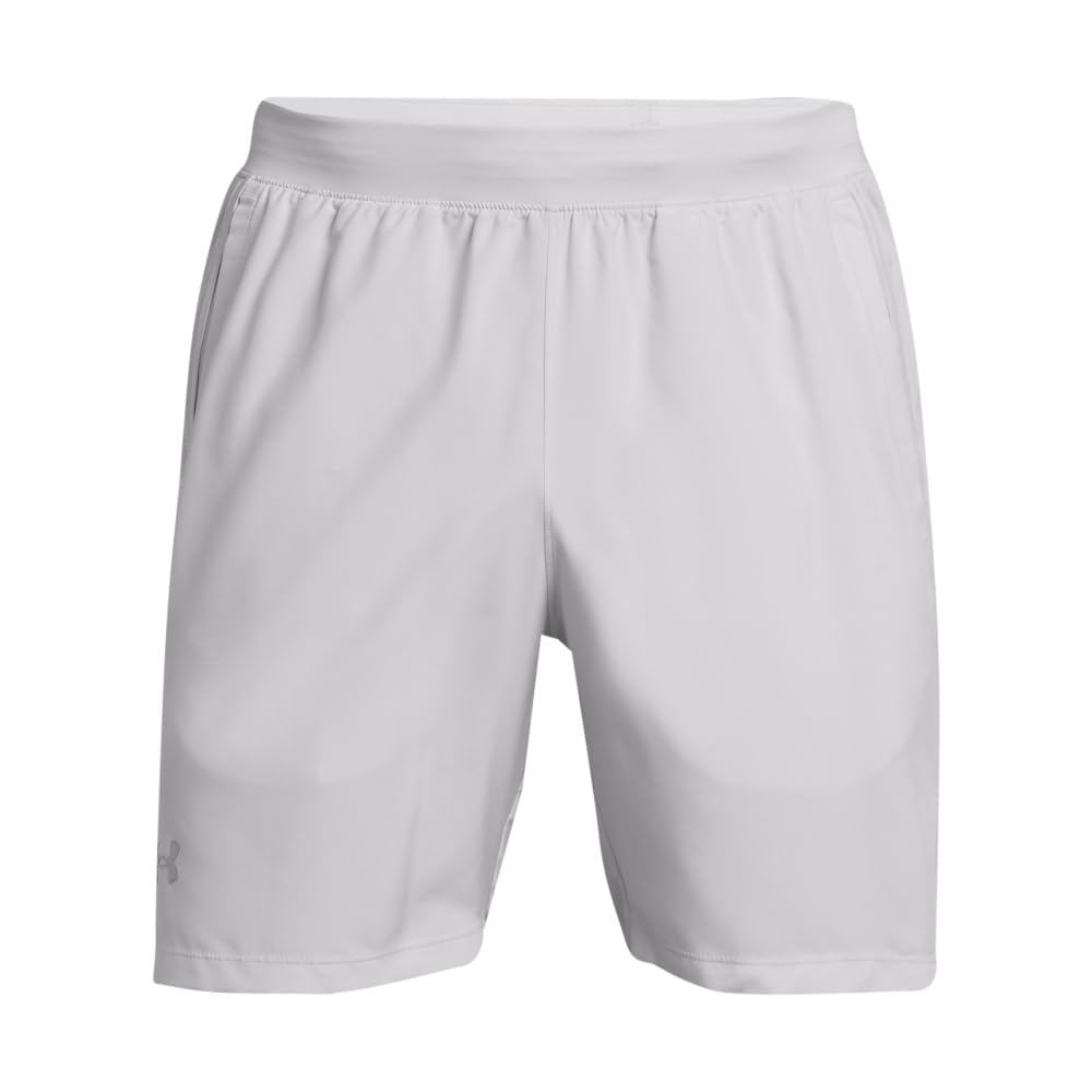 Under Armour Men's Launch Run 7-inch Shorts, (015) Halo Gray/Halo Gray/Reflective, Medium
