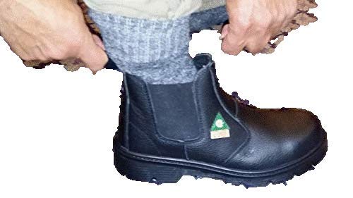 D10 CSA approved Safety Shoes, Work Boots, Construction Boots (12 men US wide, black)