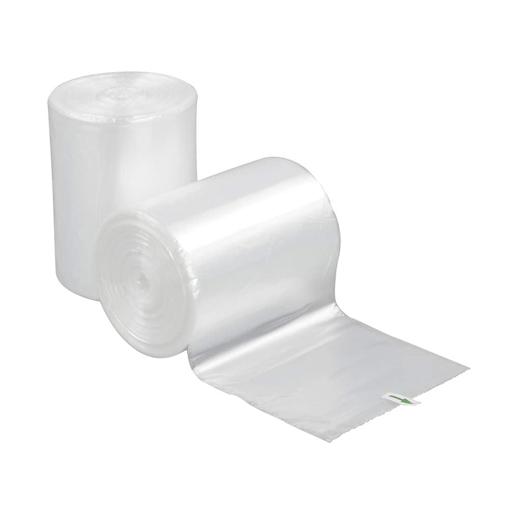 Yarebest 13 Gallon Kitchen Garbage Bag, Clear Trash Bags, 180 Bags/2 Rolls