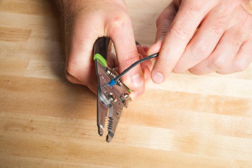 Greenlee 1955-SS Pro Stainless Wire Stripper, Cutter and Crimper Curve, 10-18AWG, 7.5-Inches