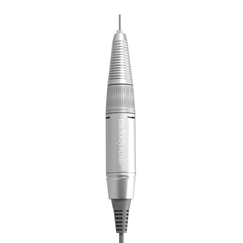 MELODYSUSIE 2-Prong Plugs Handpiece for White Scamander 30000RPM Nail Drill and 2 in 1 Nail Dust Collector with Nail Drill