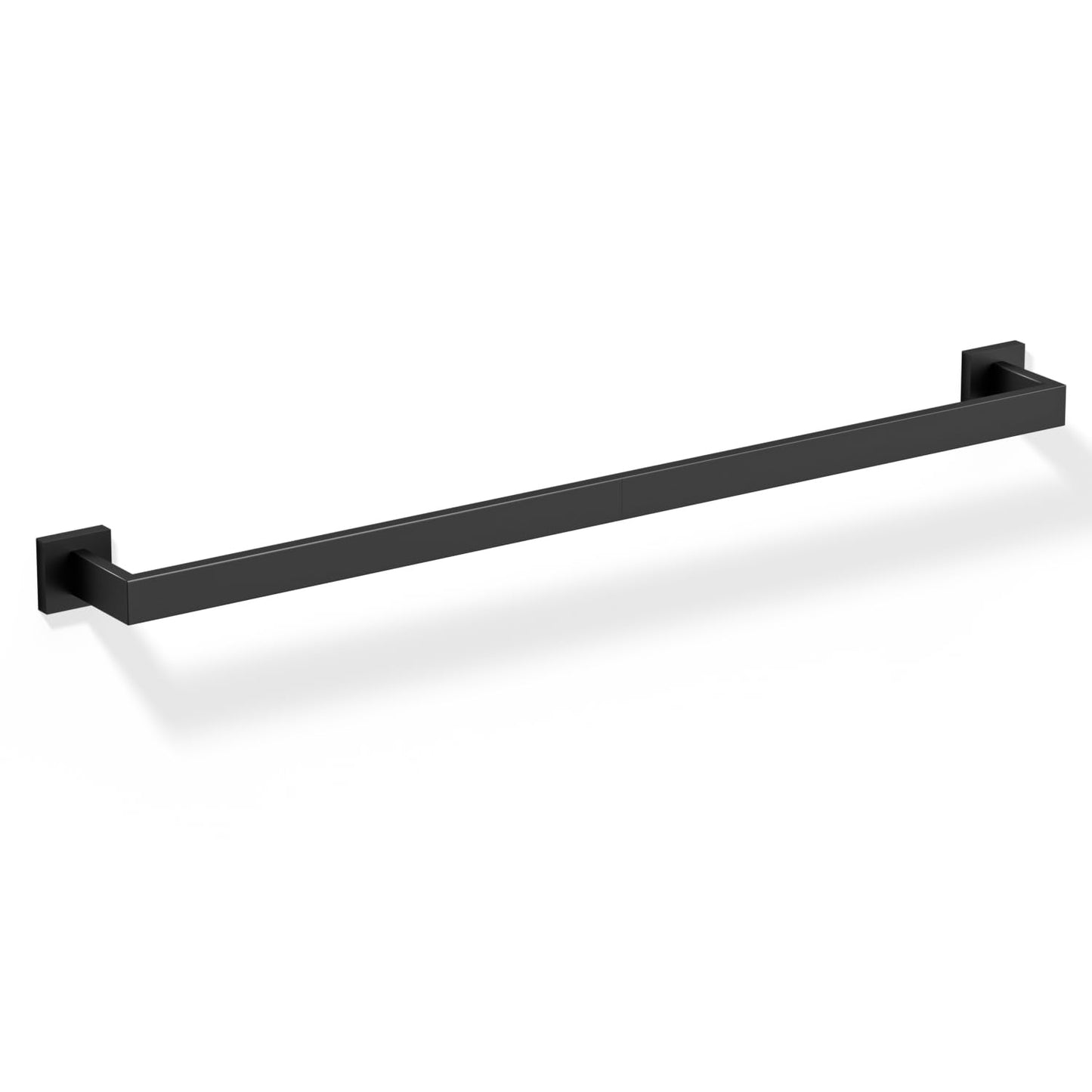 HITSLAM Towel Bar 30 Inch, Bathroom Kitchen Towel Holder SUS304 Stainless Steel, Towel Rack Wall Mounted, Modern Home Decor with Hardware Accessories, Matte Black