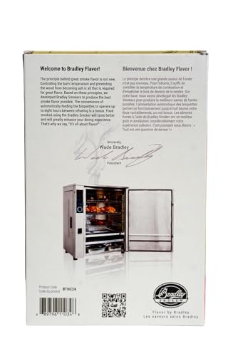 Bradley Smoker Bisquettes for Grilling and BBQ, Hickory Wood Blend, 48 Pack