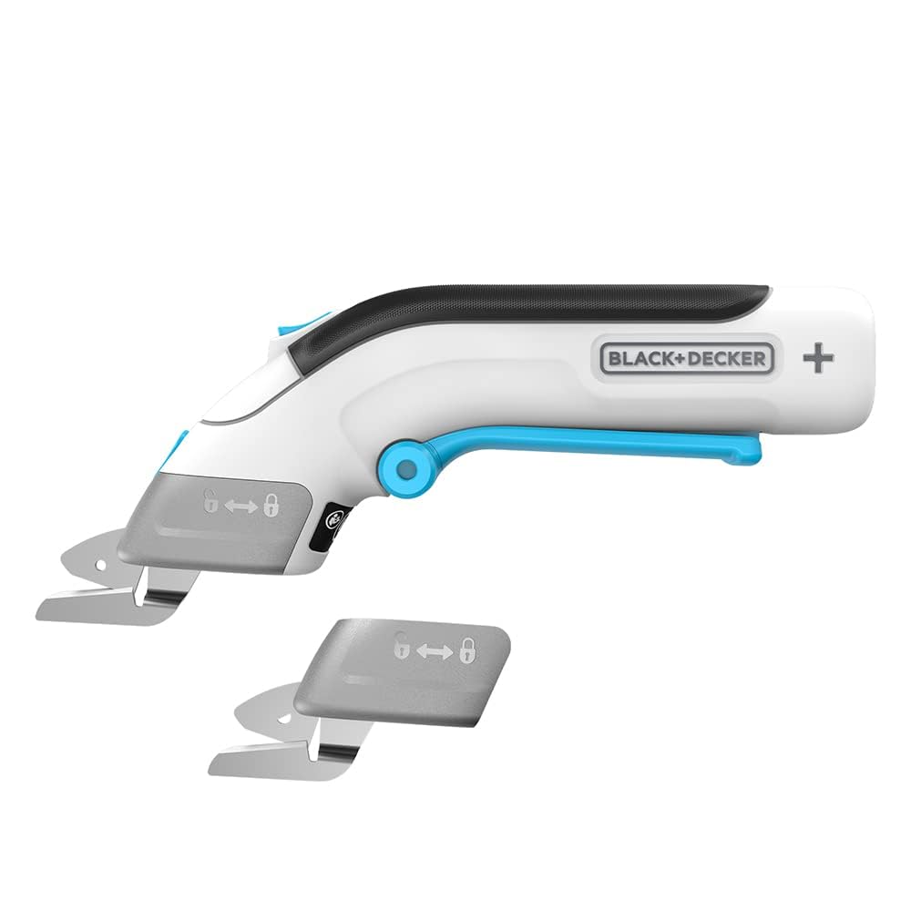 BLACK+DECKER 4V MAX Cordless, USB Rechargeable, Electric Fabric Scissors (BCSC115FF)