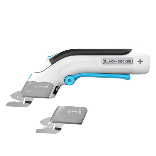BLACK+DECKER 4V MAX Cordless, USB Rechargeable, Electric Fabric Scissors (BCSC115FF)