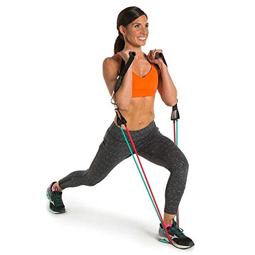 GoFit Ultimate ProGym – at Home Resistance Band Training – Portable Workout Set