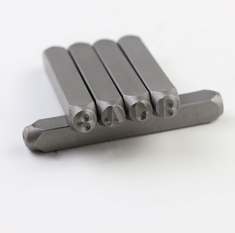Singring 36PCS Steel Number and Letter Stamp Punch Tool Metal Letter Stamp Punches Set Perfect for Imprinting Metal (6mm)