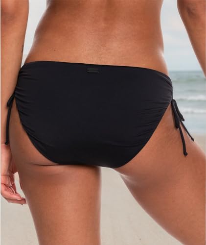 Roxy Women’s Bikini Bottom – UPF 50+, Quick-Dry, Stretch Fabric, Swimsuit Bottom, Surf & Beachwear, Anthracite, Medium